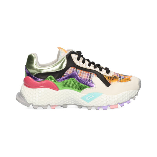 SAPATILHA EXE 3020-2 BEIGE/PURPLE