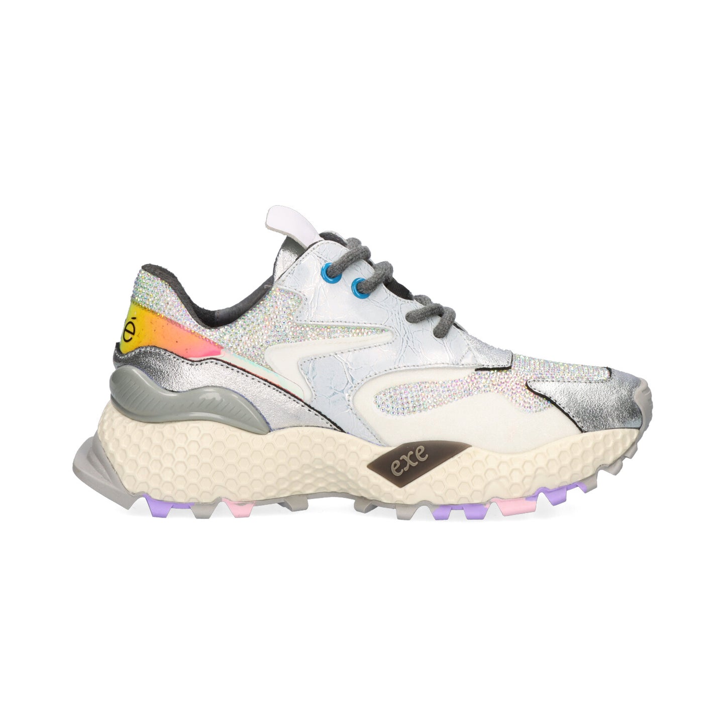 SAPATILHA EXE 3020-8A SILVER/WHITE