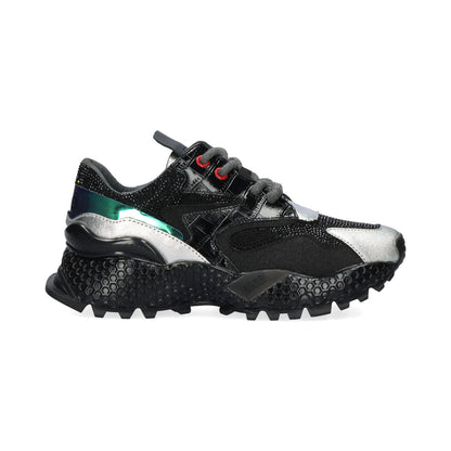 SAPATILHA EXE 3020-8 BLACK/SILVER