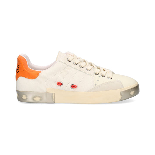 SAPATILHA EXE 705-1 BEIGE/ORANGE
