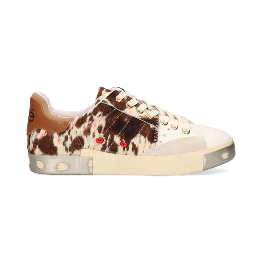 SAPATILHA EXE 705-1 WHITE/BROWN