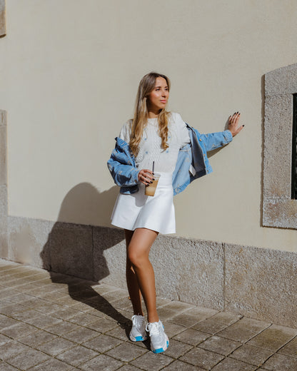 SAPATILHA EXE 22E10-8 WHITE/BLUE