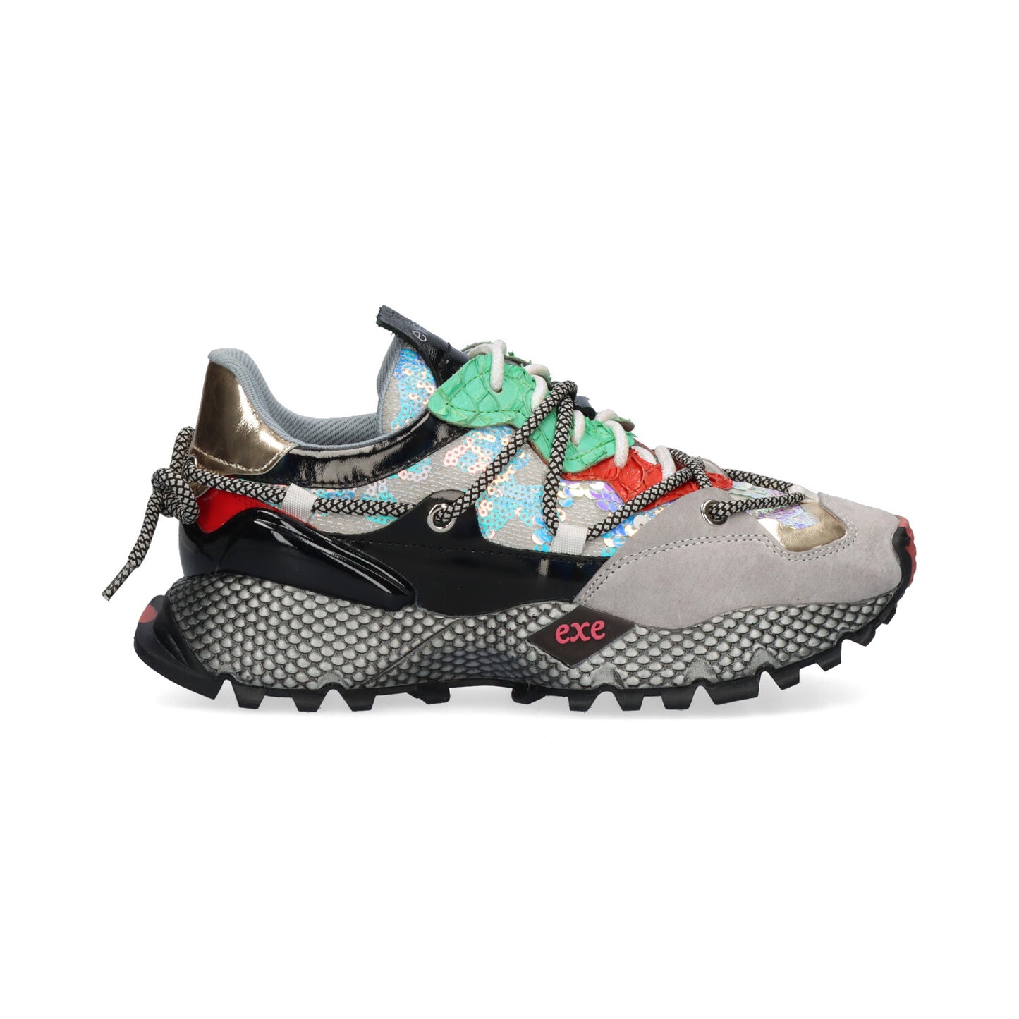 SAPATILHA EXE 8830-2 GREY/GREEN