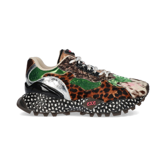 SAPATILHAS EXE 928-12 BEIGE/GREEN