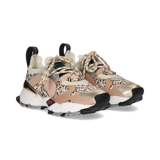 SAPATILHAS EXE 928-16 BEIGE/GOLD
