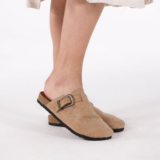 MULES ABF-97 SHARON TAUPE