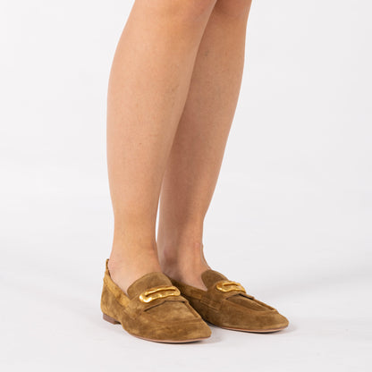 SAPATOS ABF-97 ESTELA SUEDE CAMEL