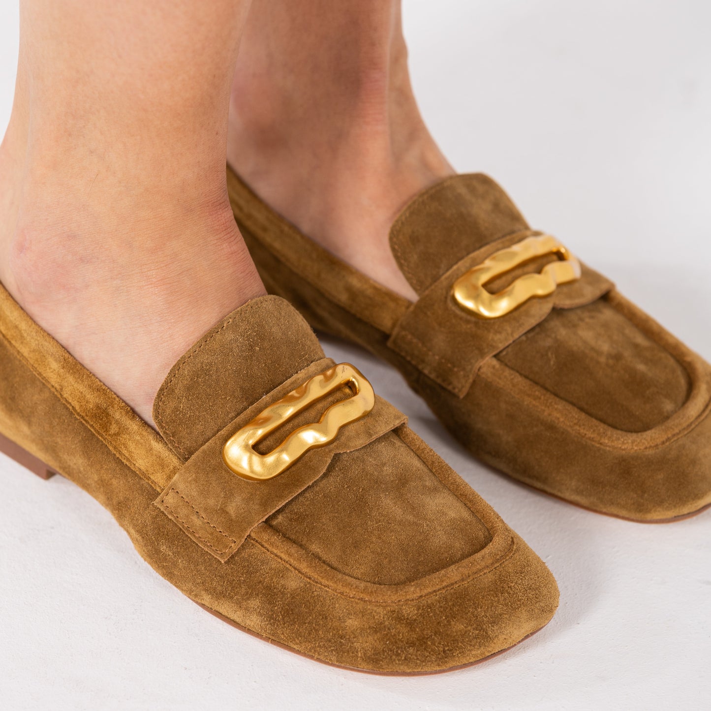 SAPATOS ABF-97 ESTELA SUEDE CAMEL