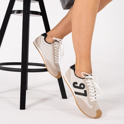 SAPATILHAS ABF-97 CELINE V211-03 BEIGE/BLACK
