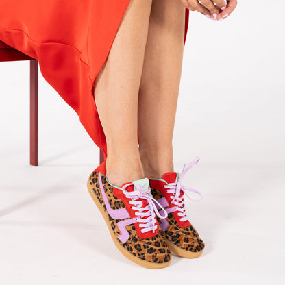 SAPATILHAS ABF-97 SASHA LEOPARD/PINK