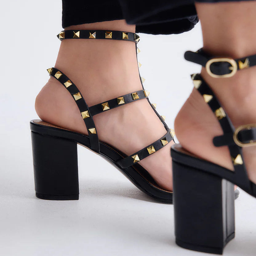 SANDALIAS EXE ADELE-514 BLACK/GOLD