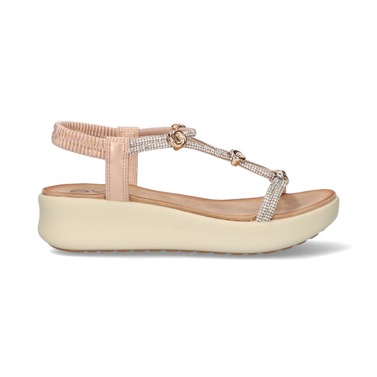 SANDALIAS EXE BZX33170-002 PINK/GOLD
