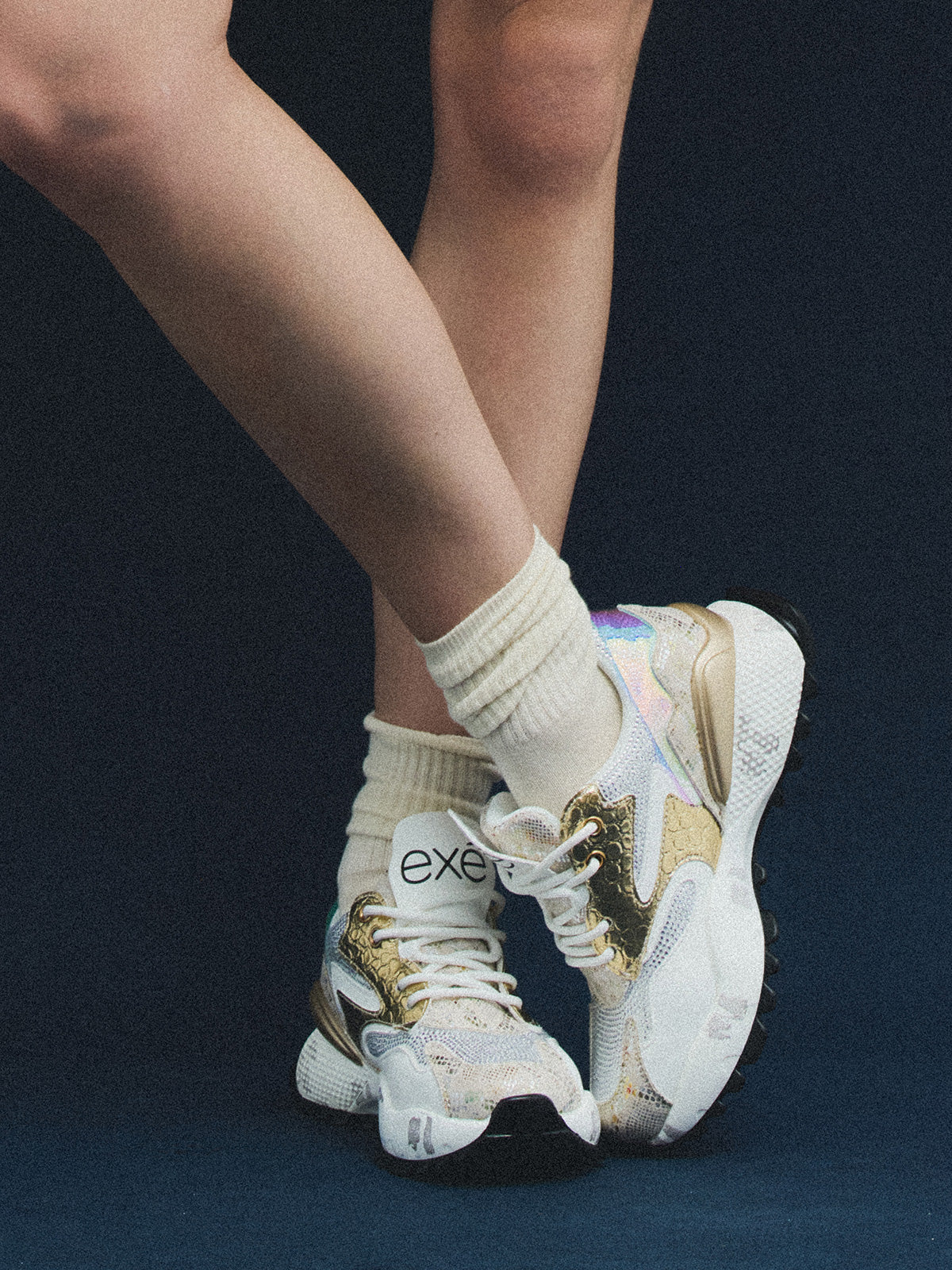 SAPATILHAS EXE D190608-17I WHITE/GOLD