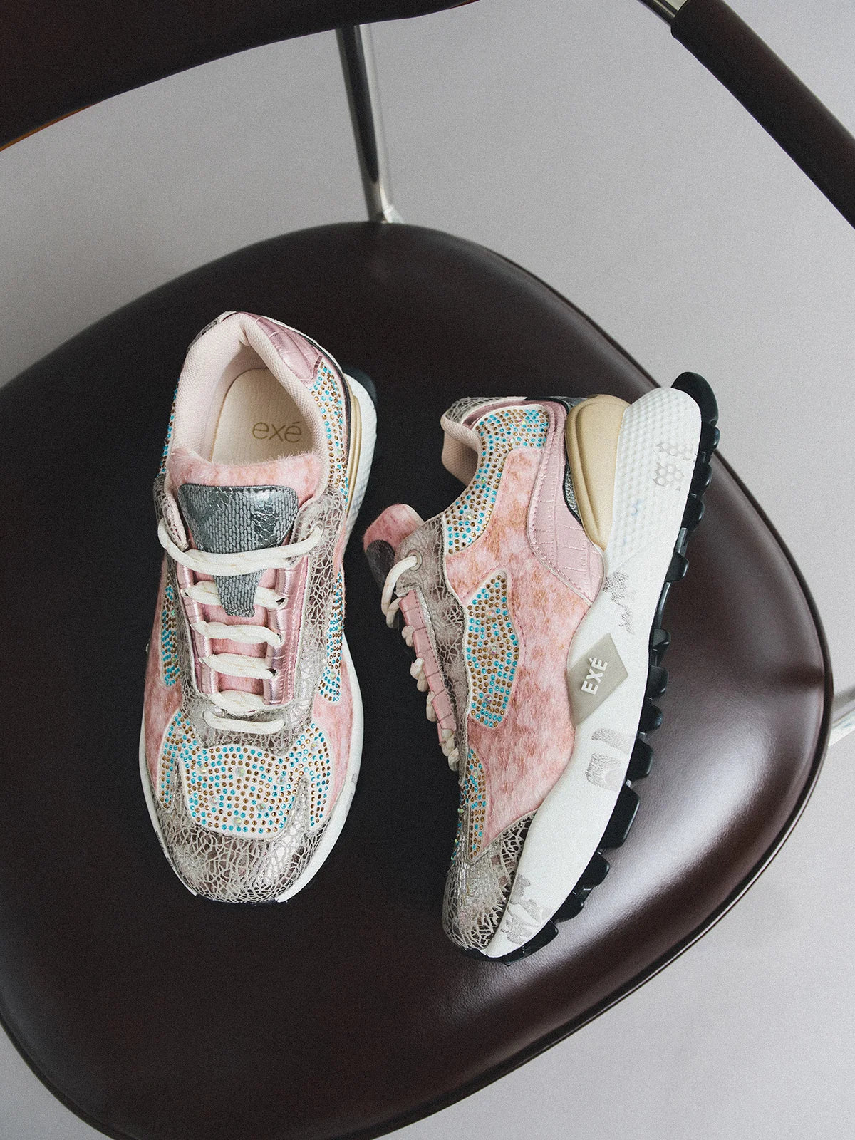SAPATILHAS EXE D190608-22 GREY/PINK