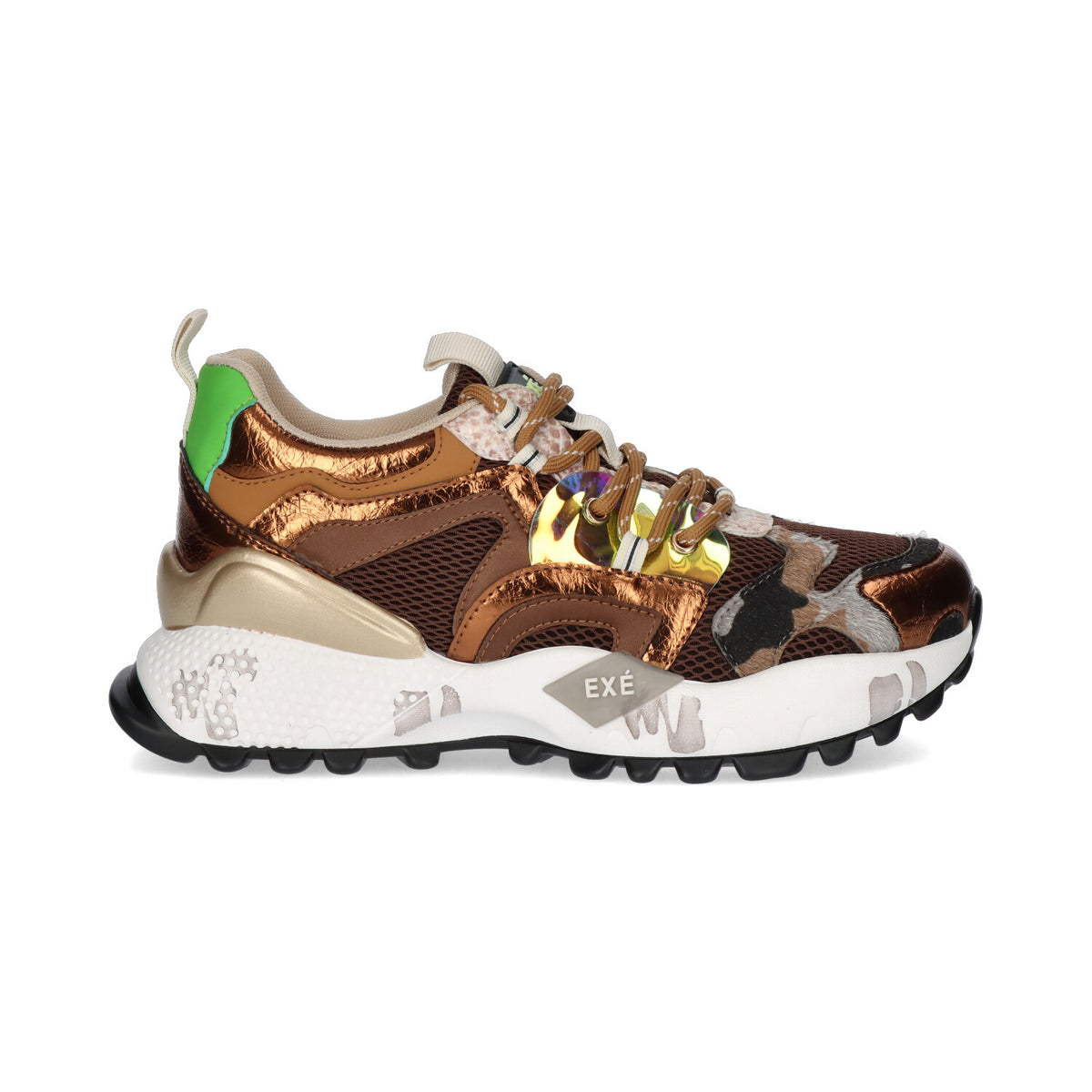 SAPATILHAS EXE D190608-30 BROWN/BRONZE