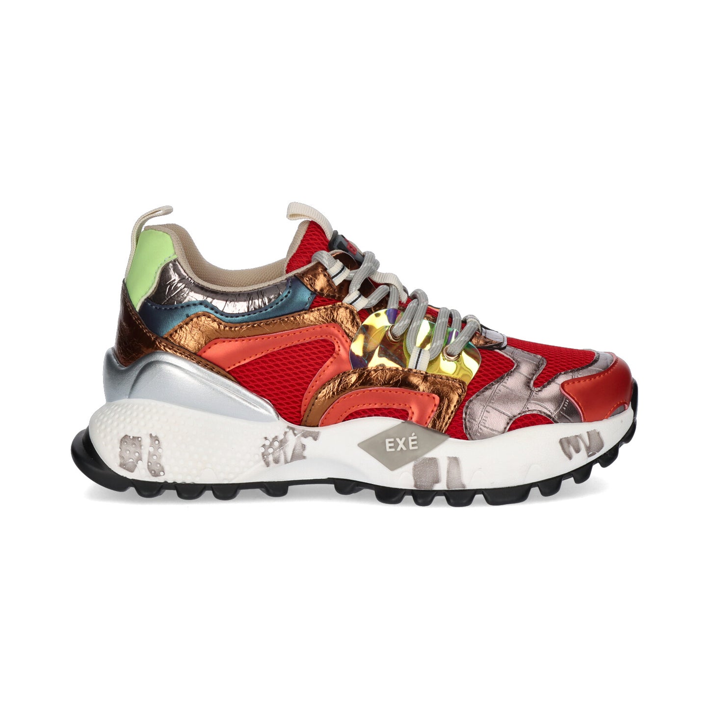 SAPATILHAS EXE D190608-30 RED/SILVER
