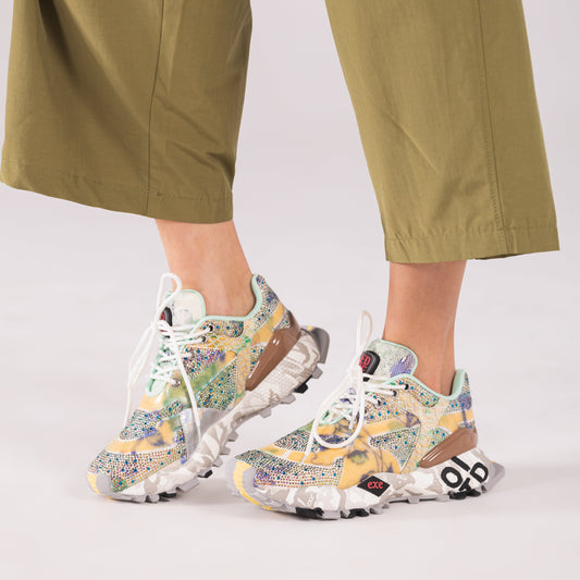 SAPATILHA EXE 134-20 YELLOW/MULTICOLOR