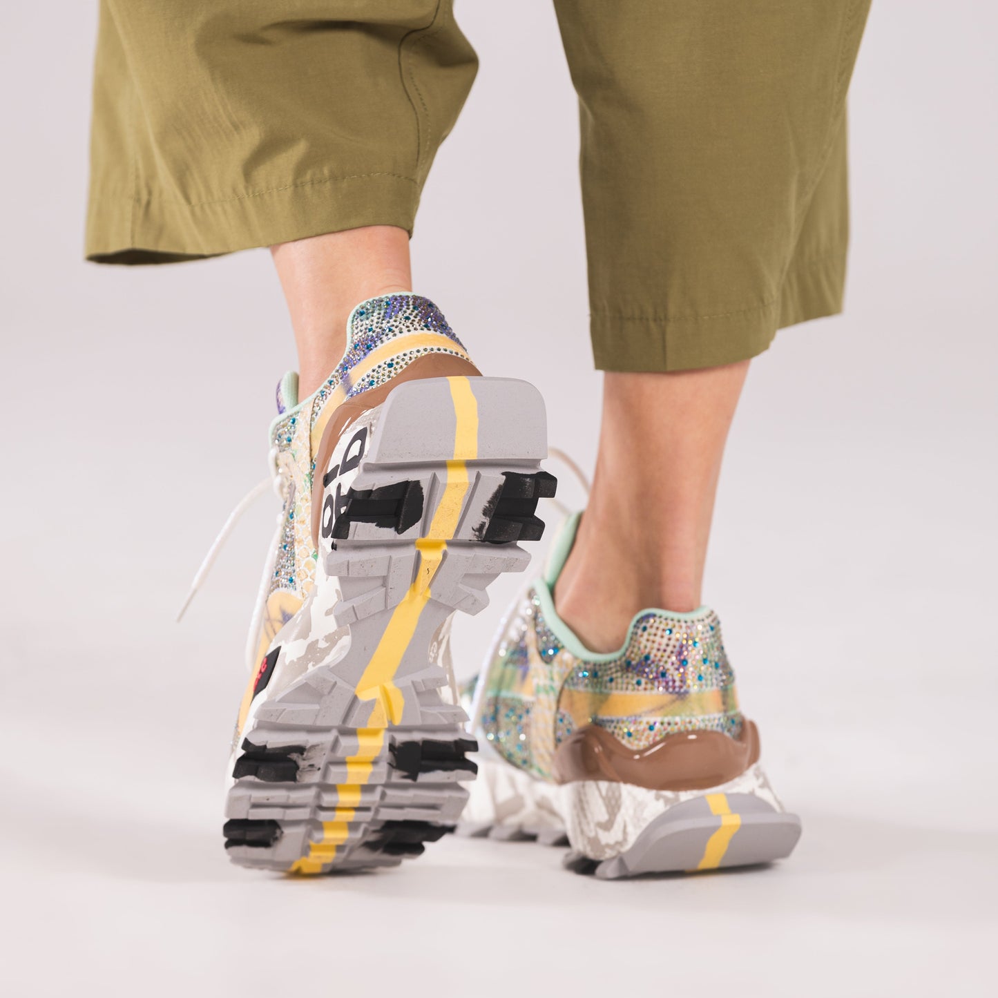 SAPATILHA EXE 134-20 YELLOW/MULTICOLOR