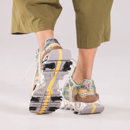 SAPATILHA EXE 134-20 YELLOW/MULTICOLOR