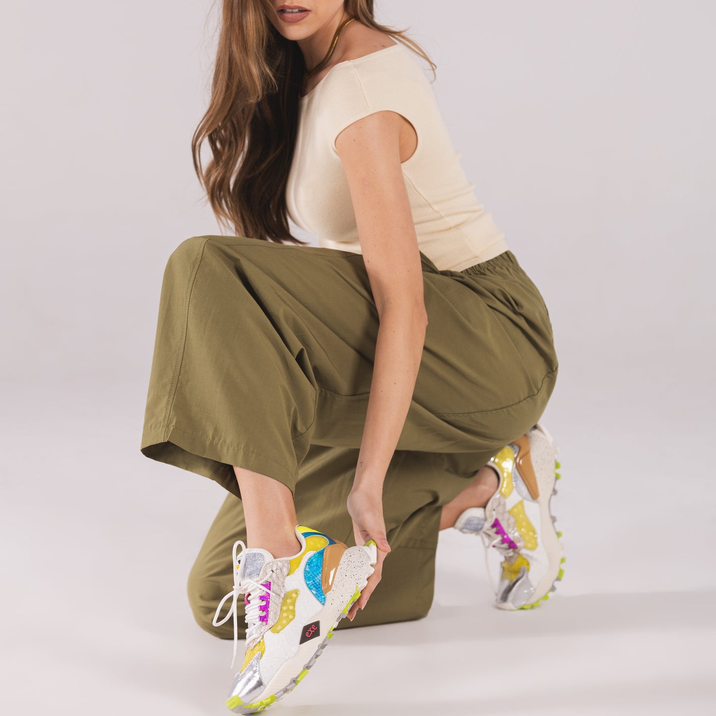 SAPATILHA EXE 134-161 SILVER/YELLOW