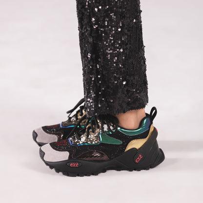 SAPATILHA EXE 4032-1A BLACK/GOLD