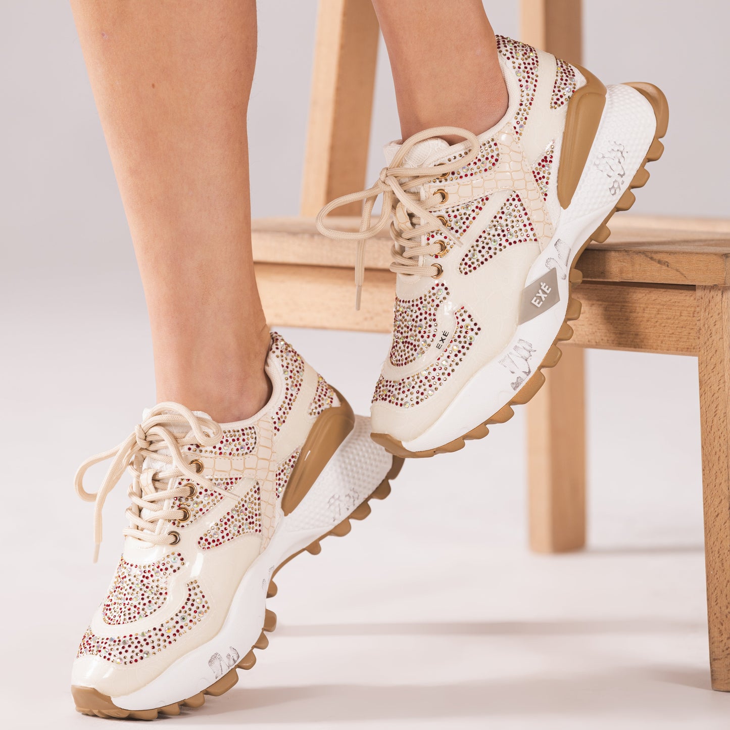 SAPATILHA EXE D190608-24 BEIGE