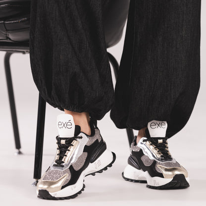 SAPATILHA EXE D190608-22A BLACK/GOLD