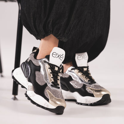 SAPATILHA EXE D190608-22A BLACK/GOLD