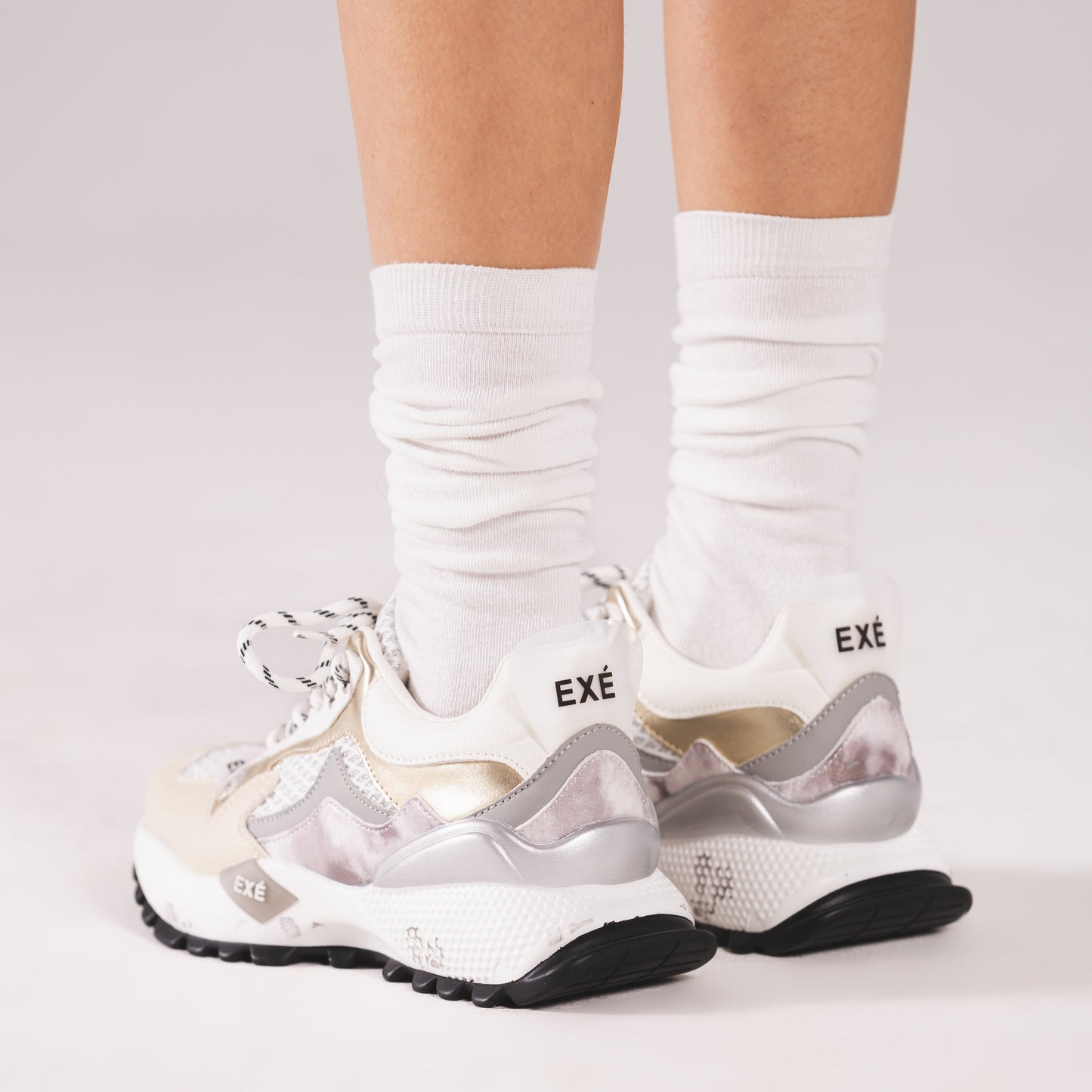 SAPATILHA EXE D190608-13B WHITE/BEIGE