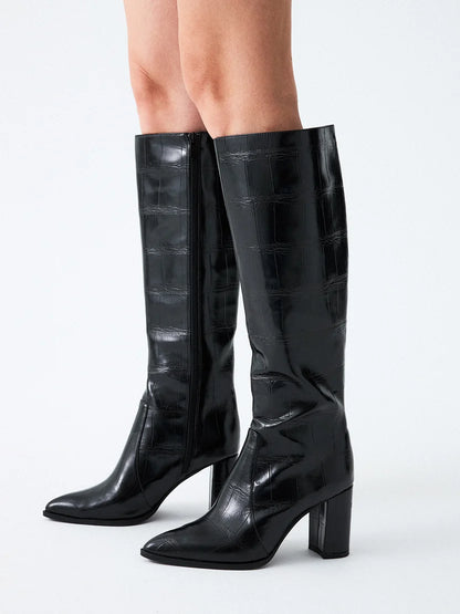 BOTAS EXE FIEEIPA-444 CROCO BLACK