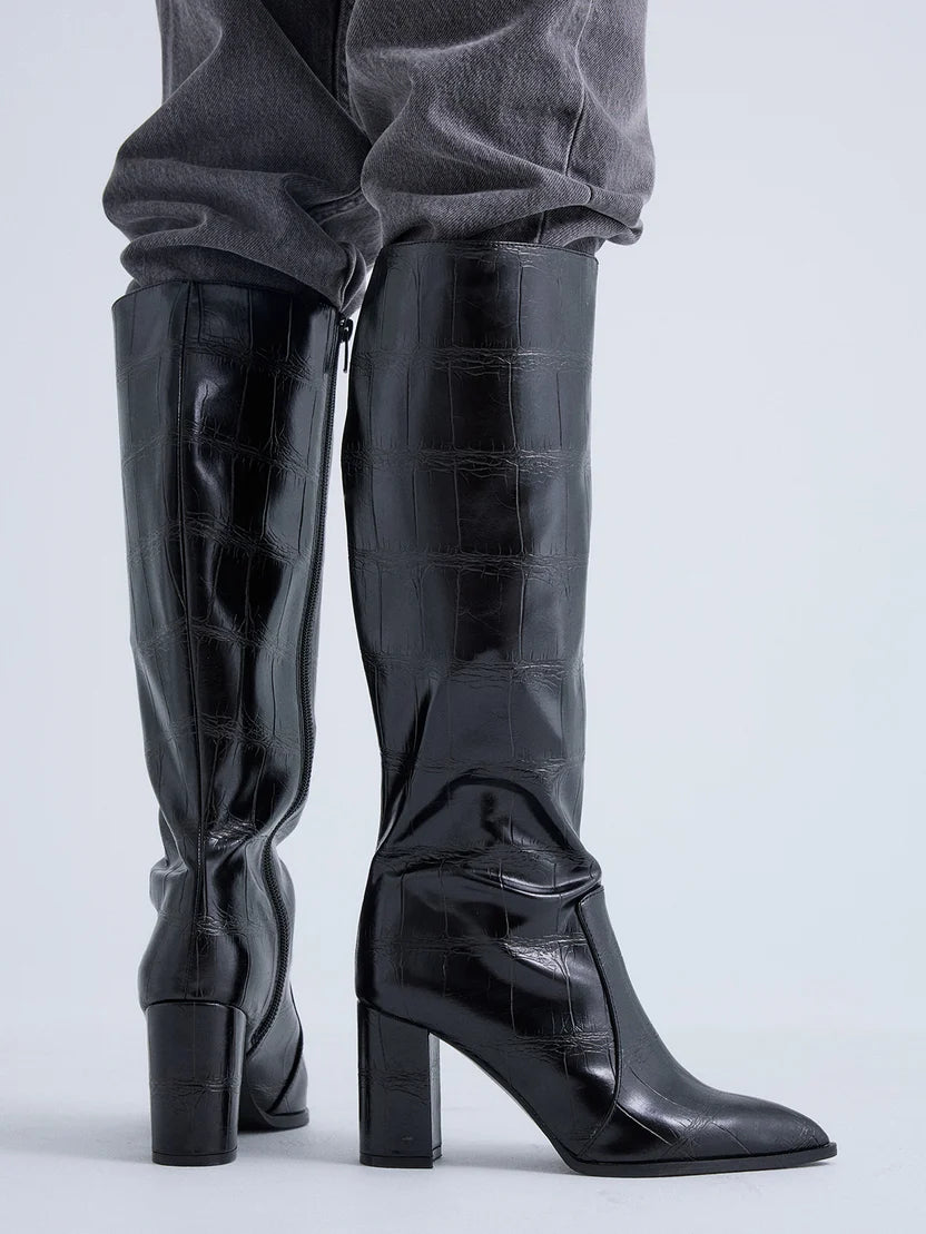 BOTAS EXE FIEEIPA-444 CROCO BLACK