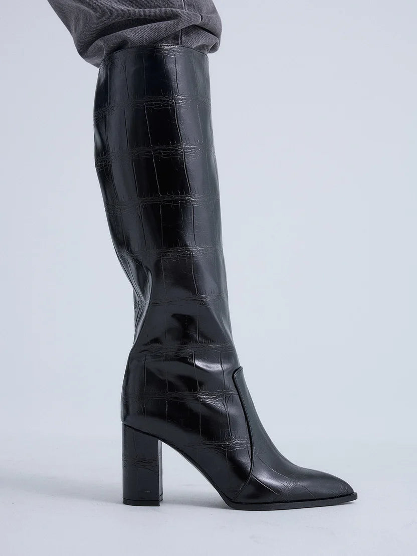 BOTAS EXE FIEEIPA-444 CROCO BLACK