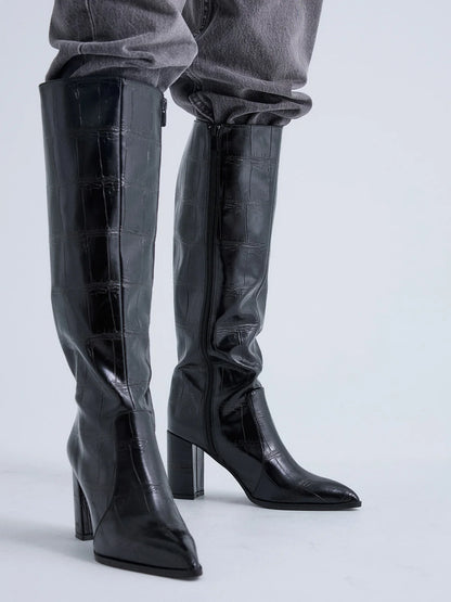 BOTAS EXE FIEEIPA-444 CROCO BLACK