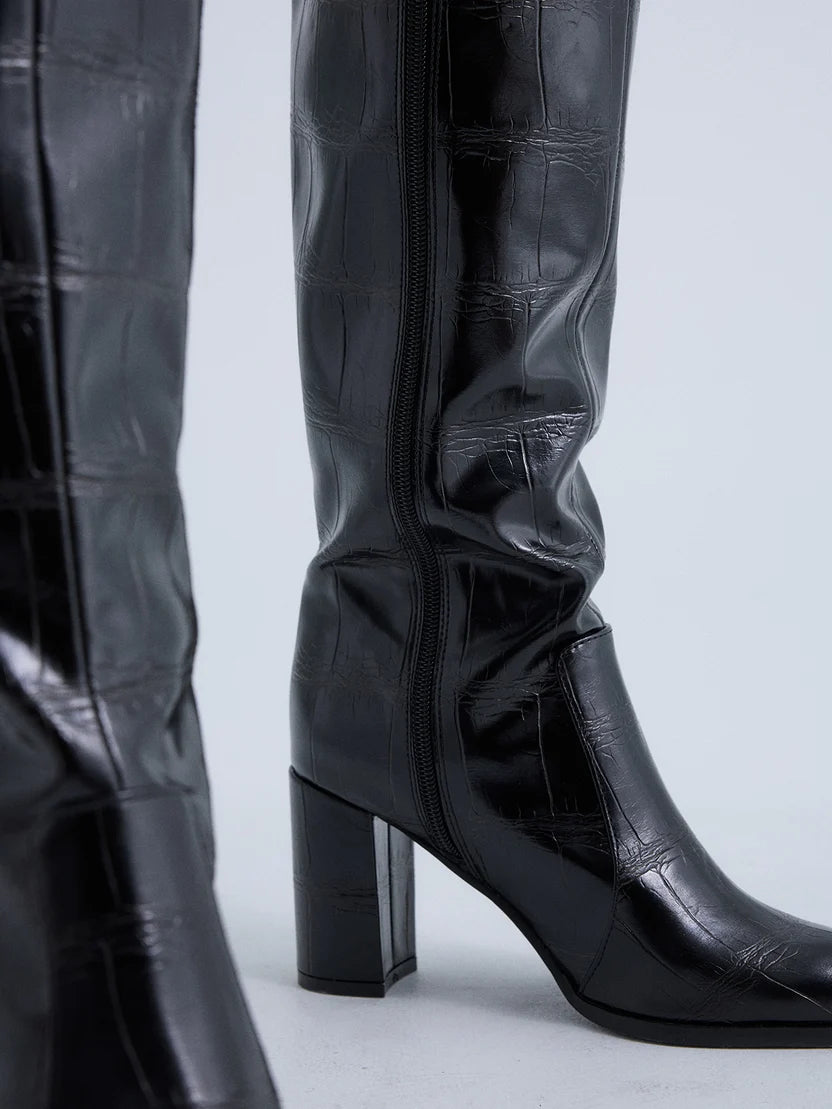 BOTAS EXE FIEEIPA-444 CROCO BLACK
