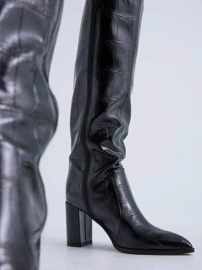 BOTAS EXE FIEEIPA-444 CROCO BLACK