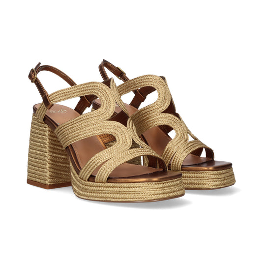 SANDALIAS EXE HAVANA-077 BRONZE