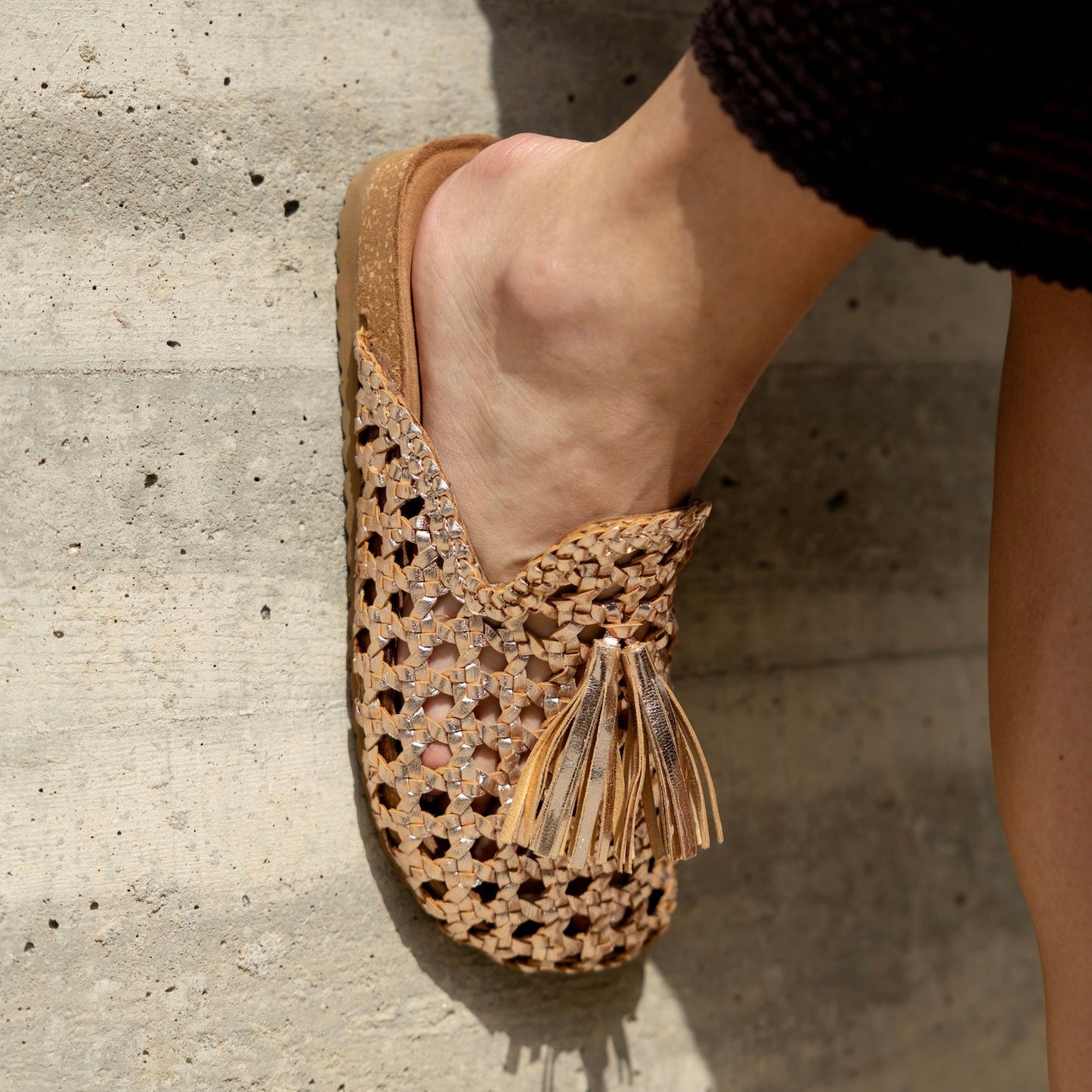 MULES ABF-97 3948K-BIRKY GOLD