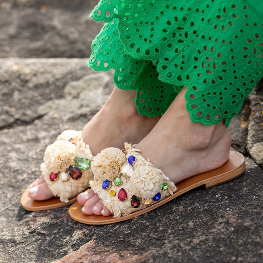 SANDALIAS ABF-97 2507 RAFIA NATURAL