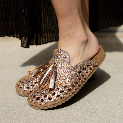 MULES ABF-97 3948K-BIRKY GOLD
