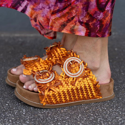 SANDALIAS ABF-97 2428-HEEL ORANGE