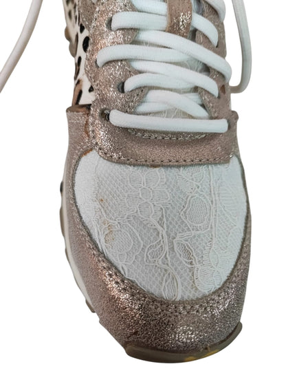 SAPATILHA D-134-350 CHAMPAGNE LEOPARD