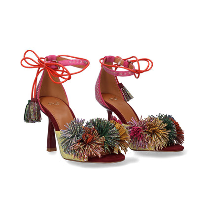 SANDALIAS EXE JENIFER-725 PINK/YELLOW