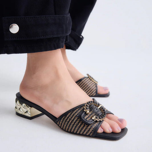 SANDALIAS EXE KATY-410 BLACK/BEIGE