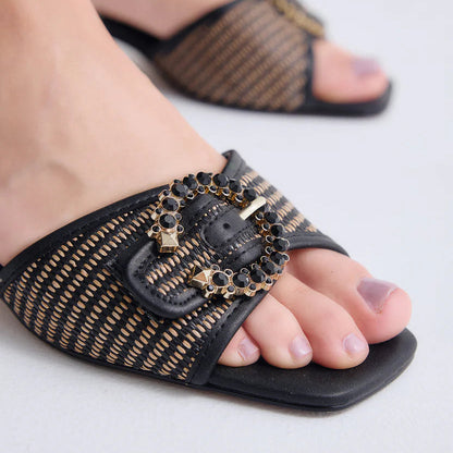 SANDALIAS EXE KATY-410 BLACK/BEIGE
