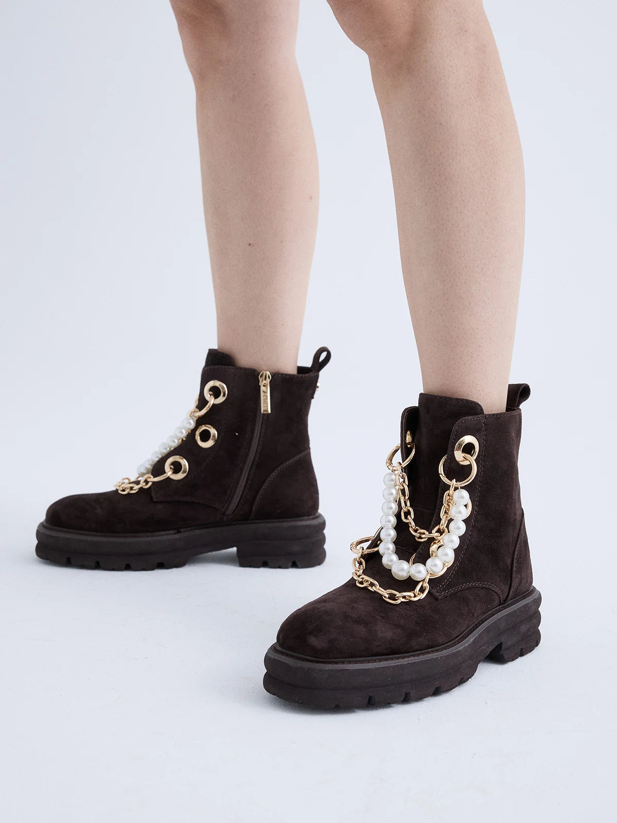 BOTINS BEFREE KIARA-178 BROWN