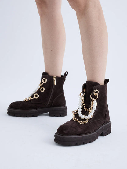 BOTINS BEFREE KIARA-178 BROWN