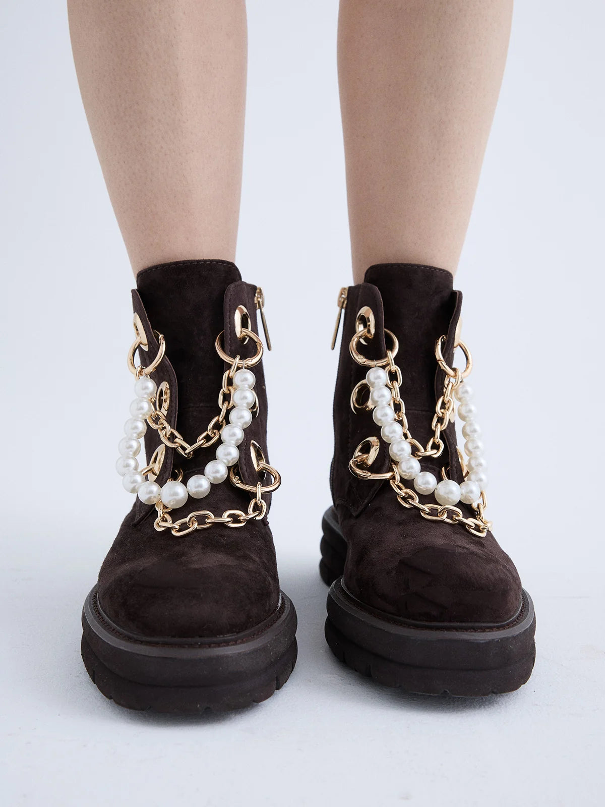 BOTINS BEFREE KIARA-178 BROWN