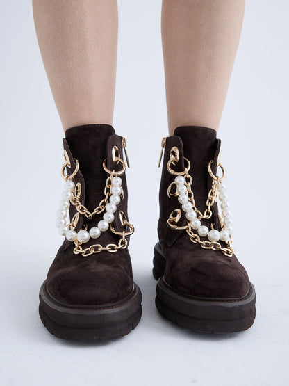 BOTINS BEFREE KIARA-178 BROWN