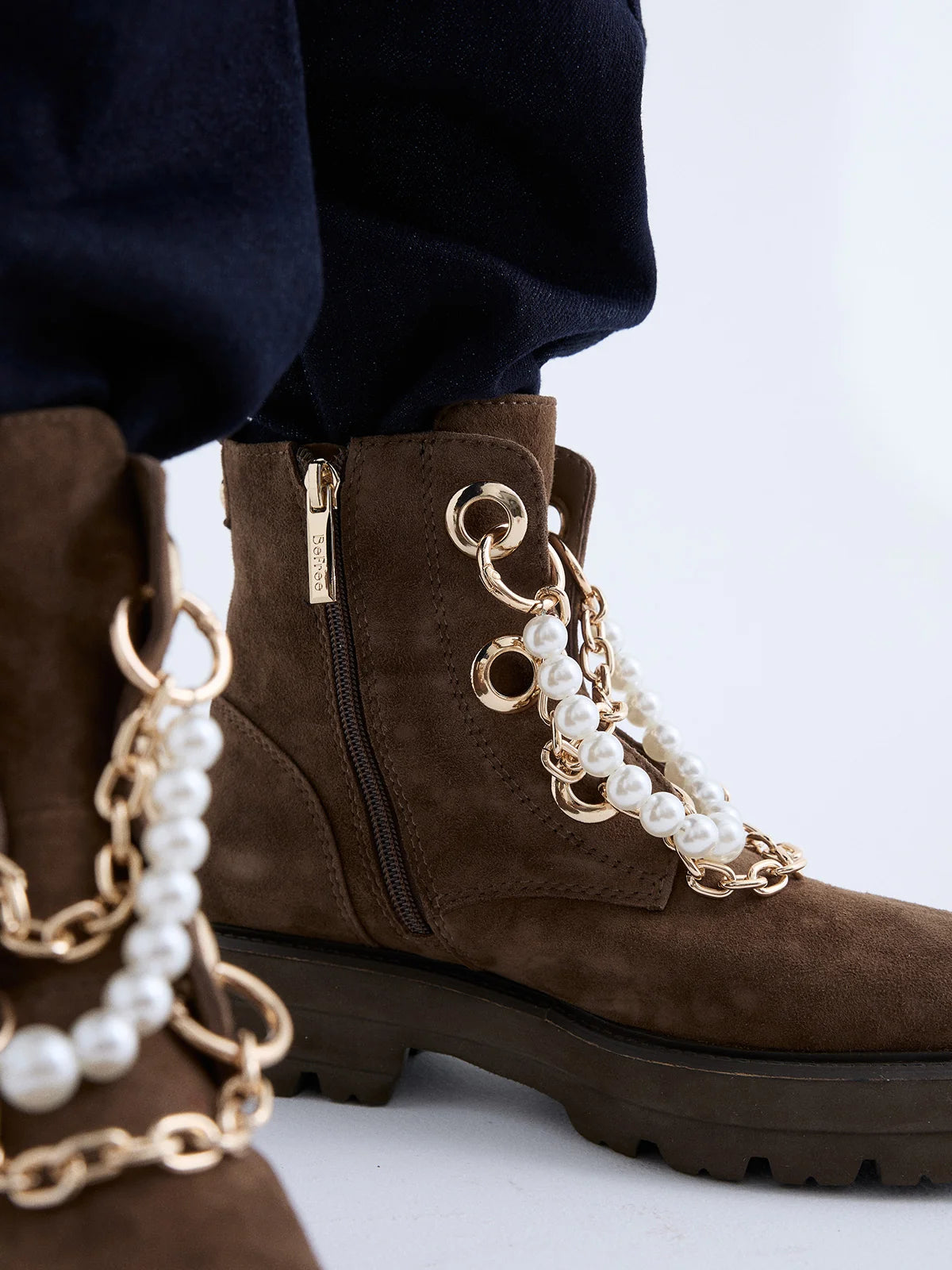 BOTINS BEFREE KIARA-178 TAUPE