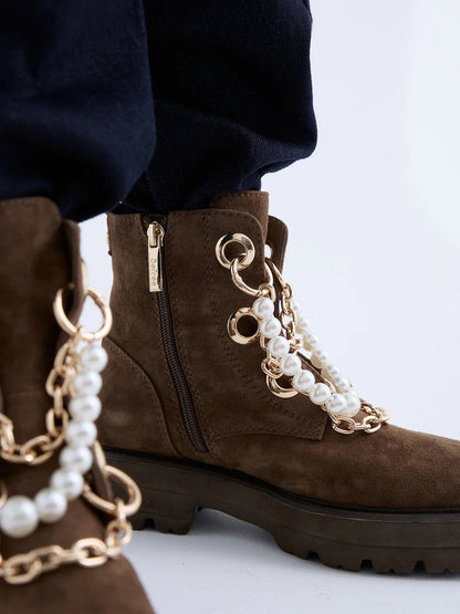 BOTINS BEFREE KIARA-178 TAUPE